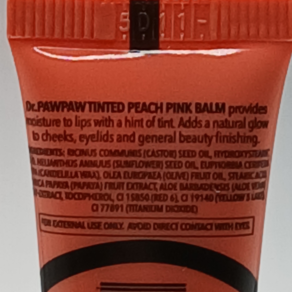 5 For $25 Item🌸 Dr.PawPaw Tinted Peach Pink Multipupose Balm - Picture 5 of 5